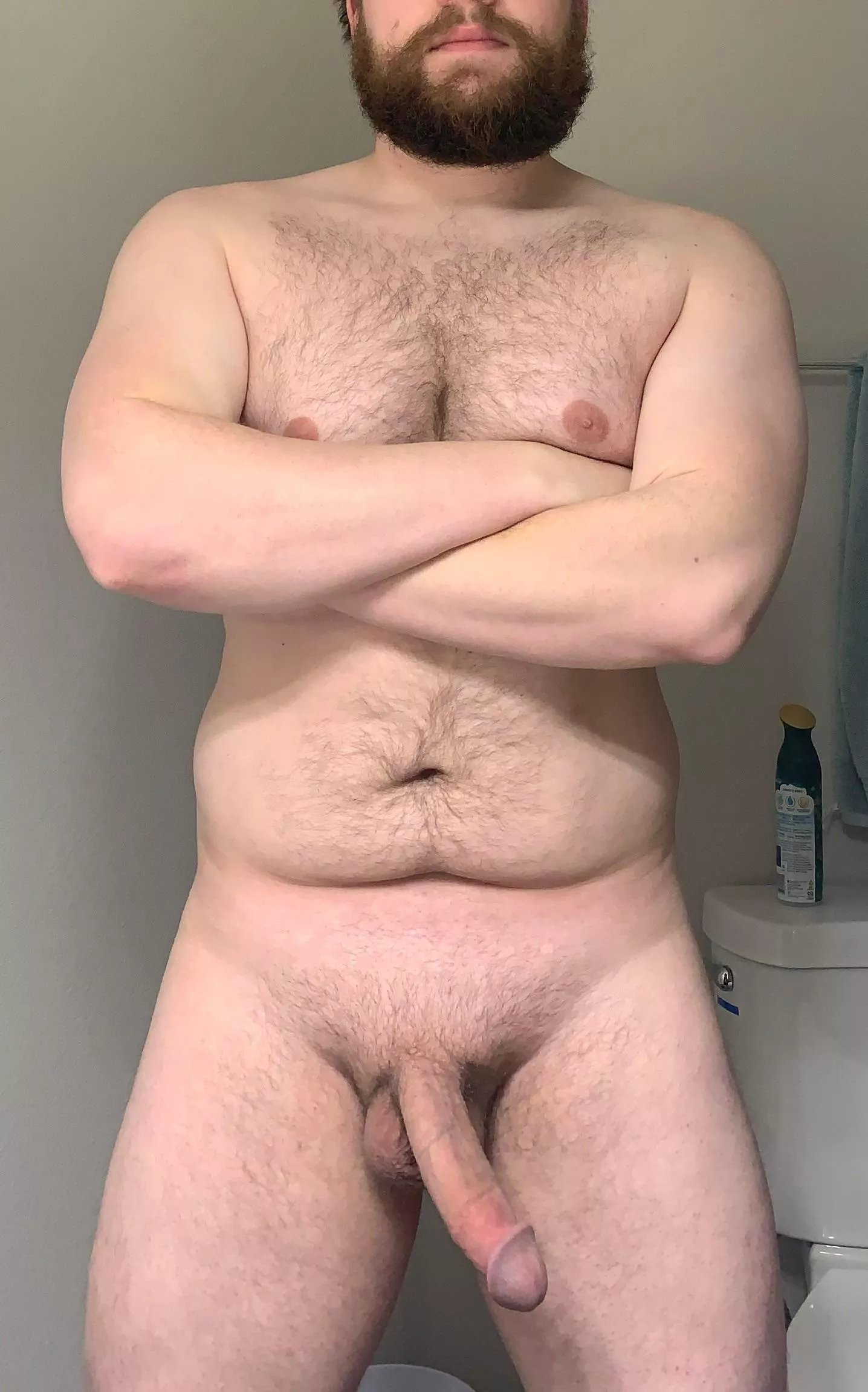 Dad bod and cock.