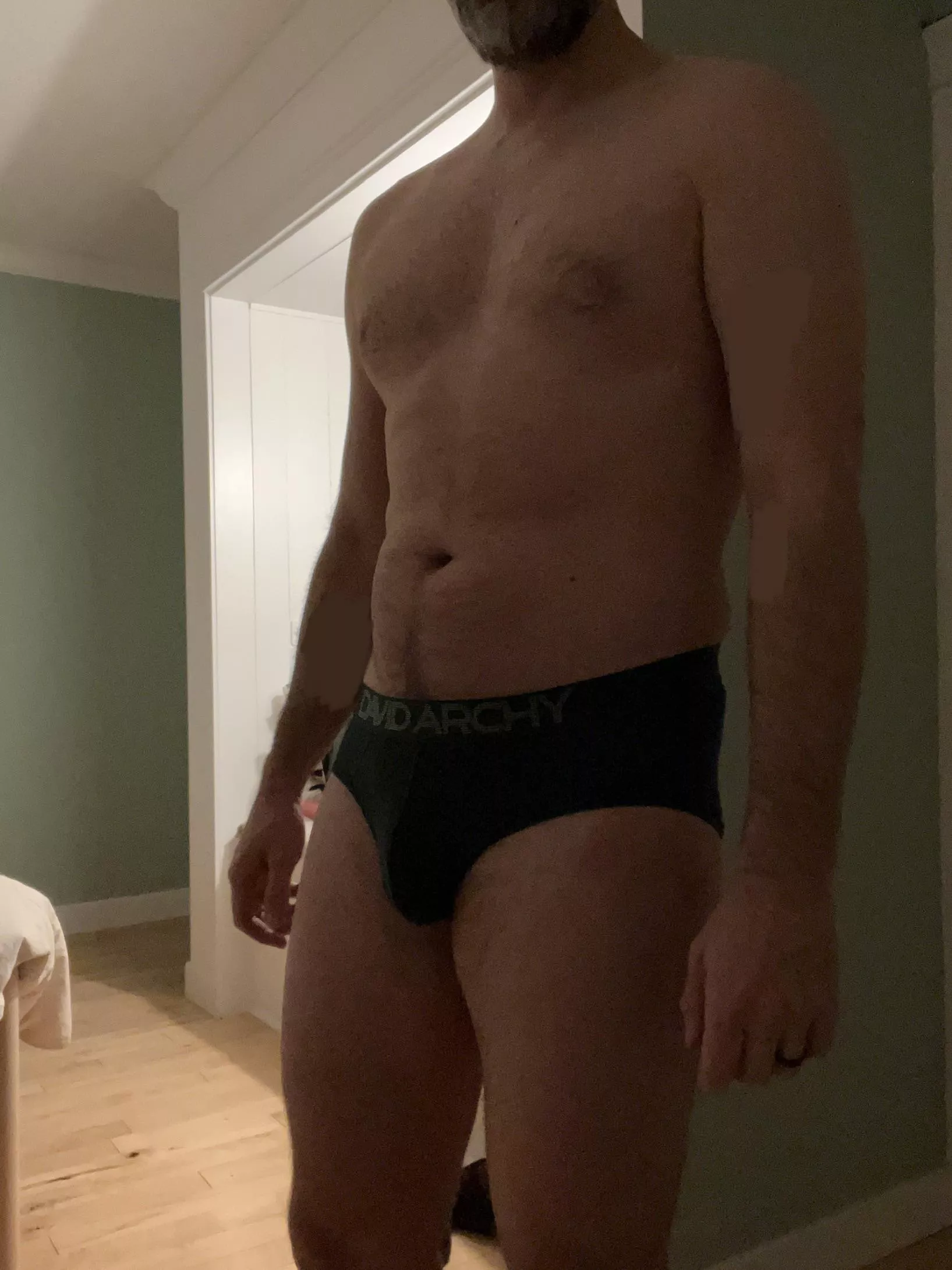 Dad in briefs
