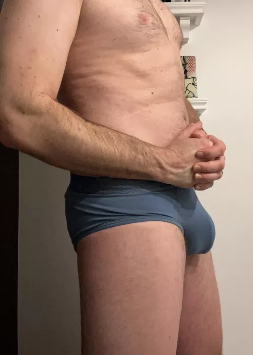 Dad in briefs