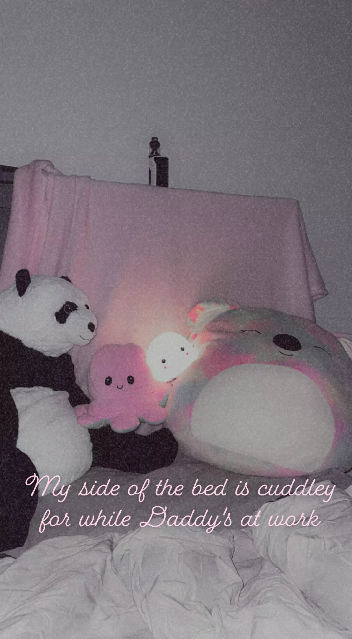 Daddy got the panda for me from IKEA yesterday! 🥰