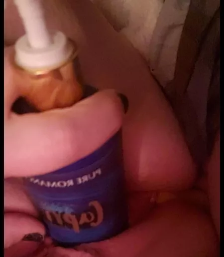 Daddy loves when I stick random objects in my pussy and the bigger the better to stretch me out more. Love when Daddy gets excited for this. Makes me more wet.