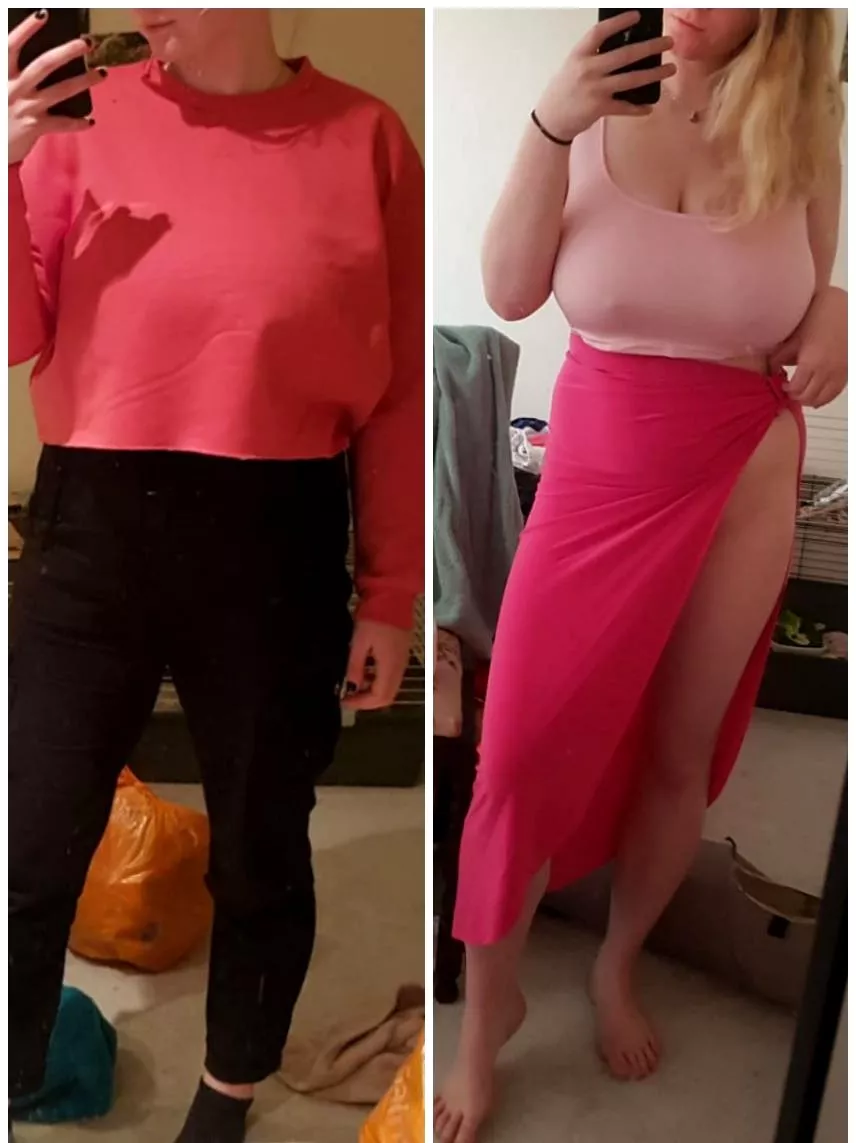 Daddy wroks hard to make me his dumb bimbo. Isnt he doing such a good job!