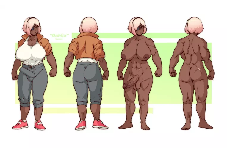 Dahlia is packing 😩💦 (@sulcate_NSFW)