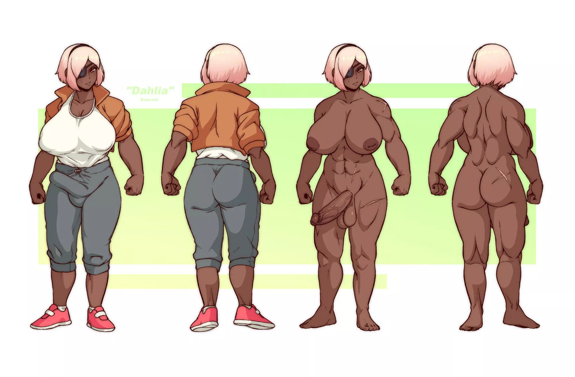 Dahlia is packing 😩💦 (@sulcate_NSFW)