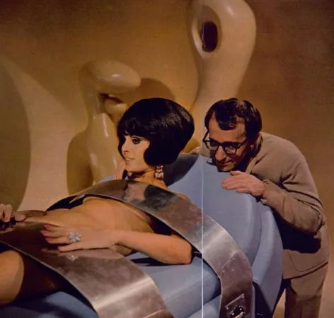 Dahlia Levy and Woody Allen, Casino Royale, 1967