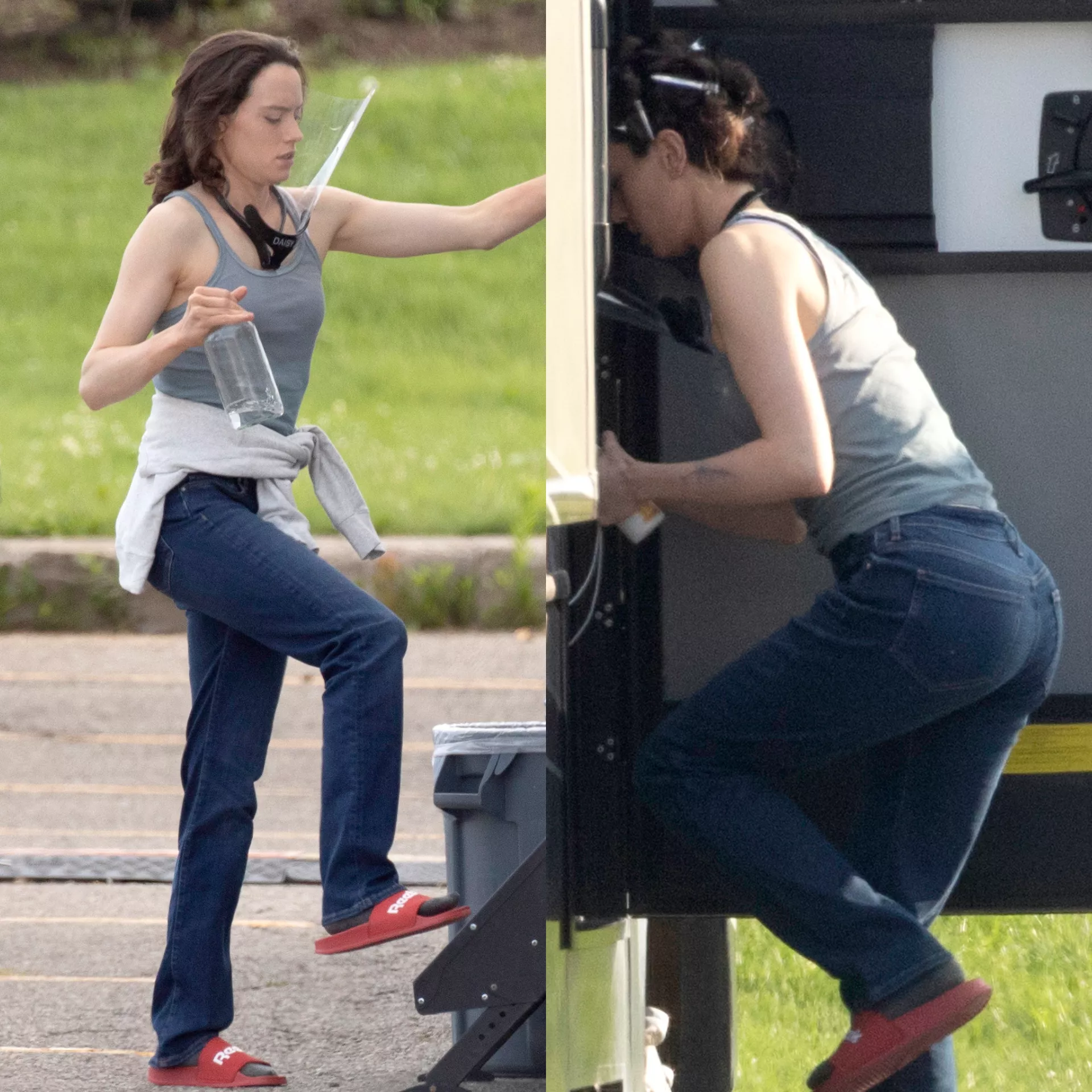 Daisy Ridley - On the set of 'The Marsh King's Daughter' in Toronto - 7/30/21