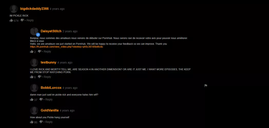 damn bro to pickel rick?