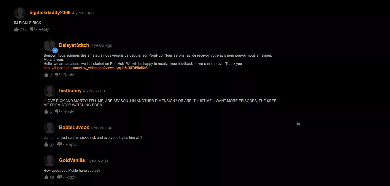 damn bro to pickel rick?