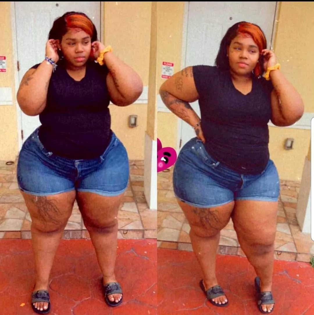 Damn she got thighs thighs 🤯🤯🤯