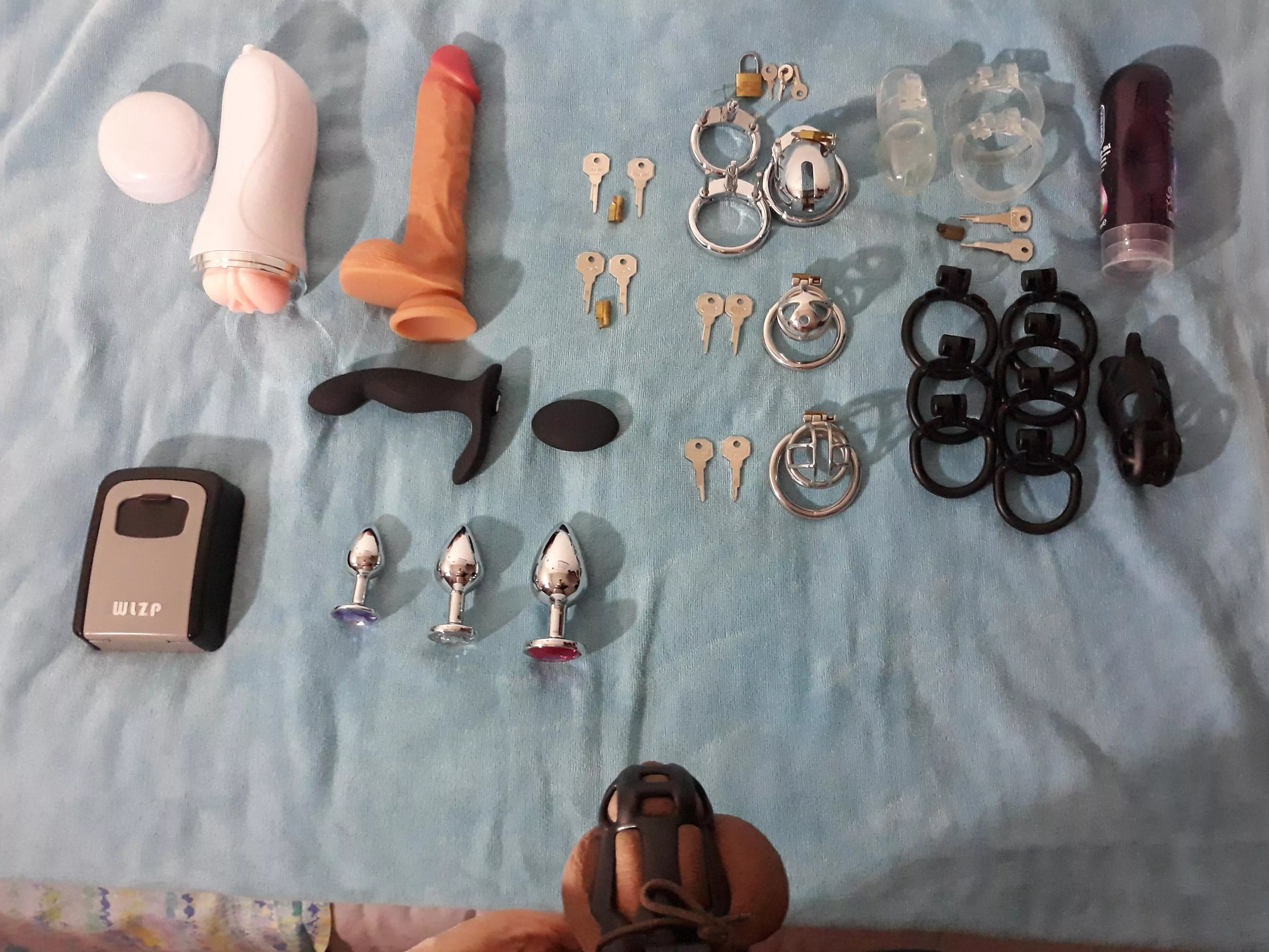 Day 1. Contemplating my collection of toys. People who know me IRL wouldn't believe this is what I like, but they don't need to know, right?