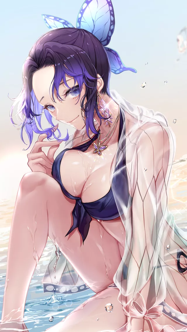 Day 36: Shinobu looking beautiful at the beach