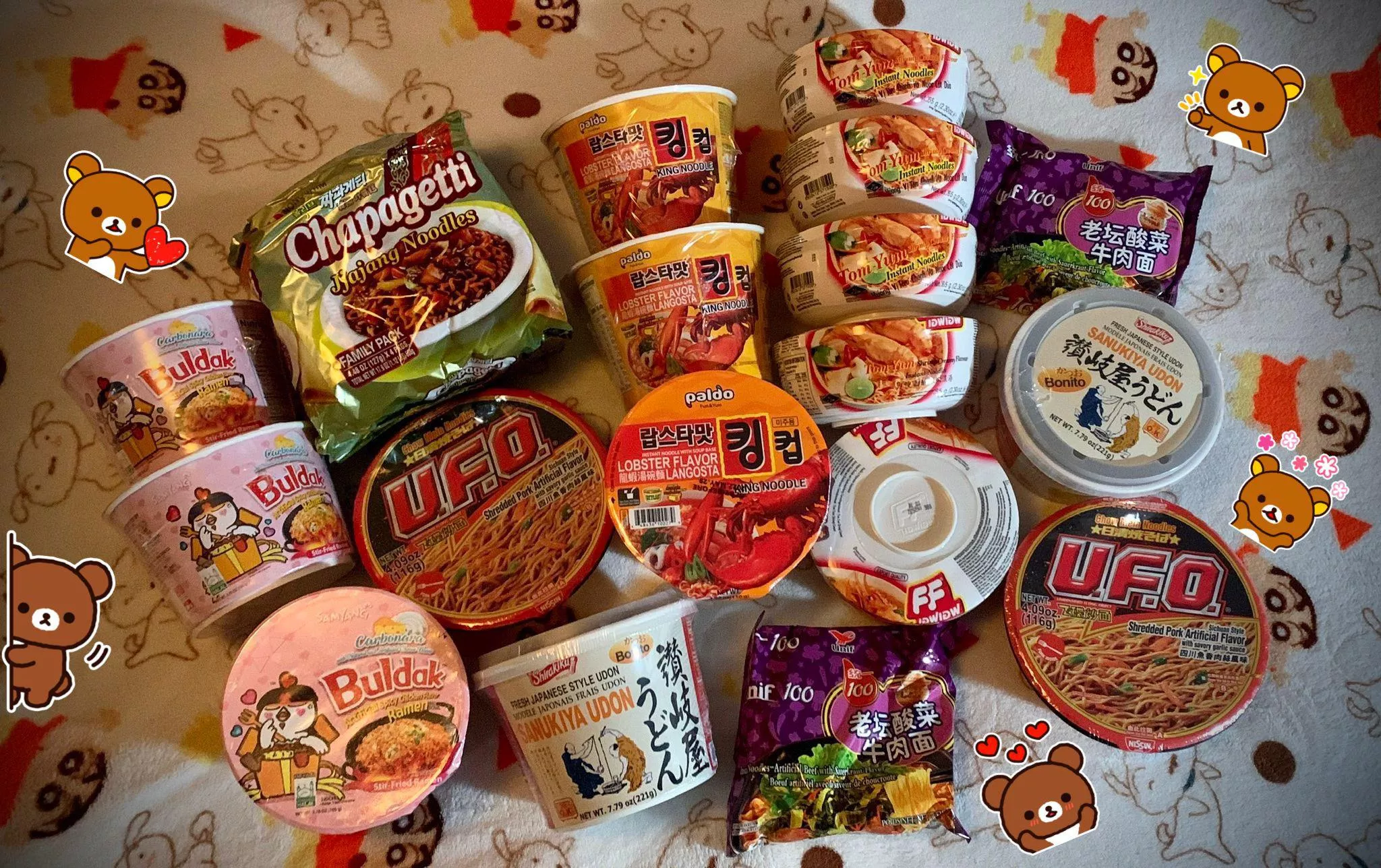 DD and I are currently LDR. I'll be sending half of this to him so we can eat matching ramen together some nights. His idea. 🥺💗