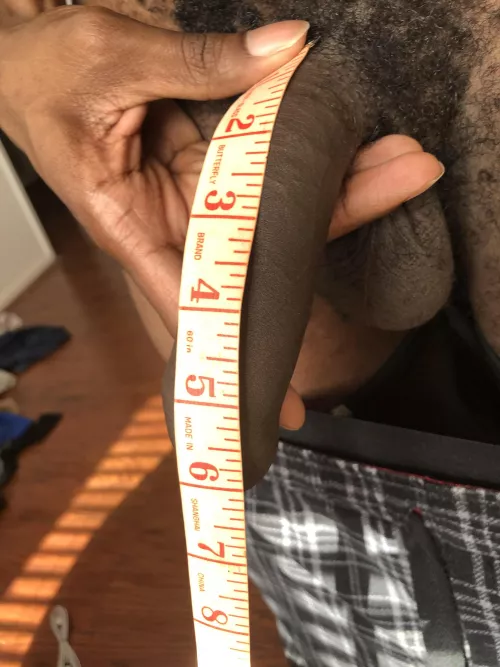 Decided to measure myself flaccid lol