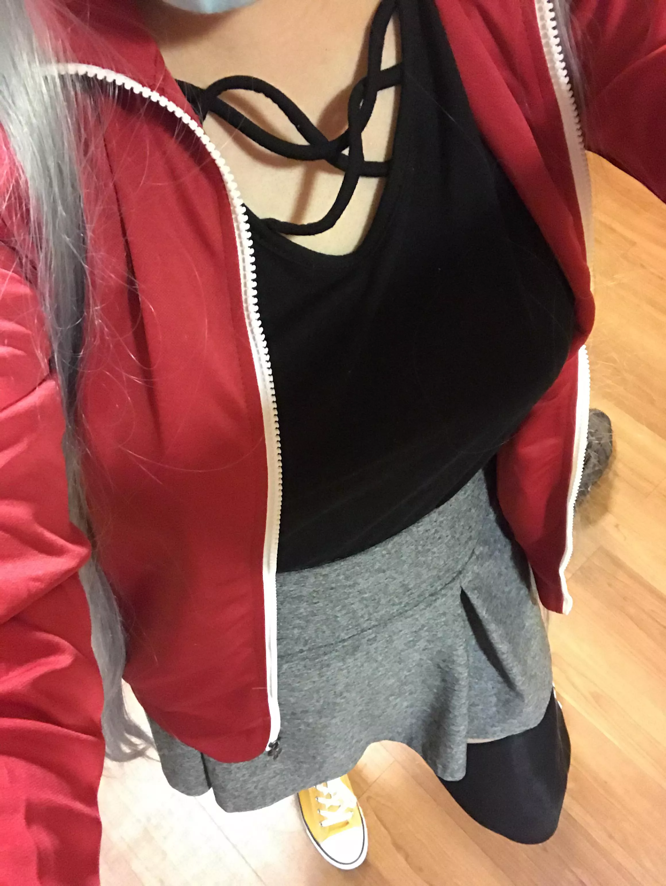 Decided to show off a bit ahaha (Those are breast forms FYI)