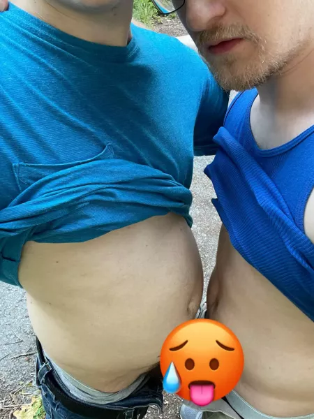 Decided to stop during our hike ๐โค๏ธ