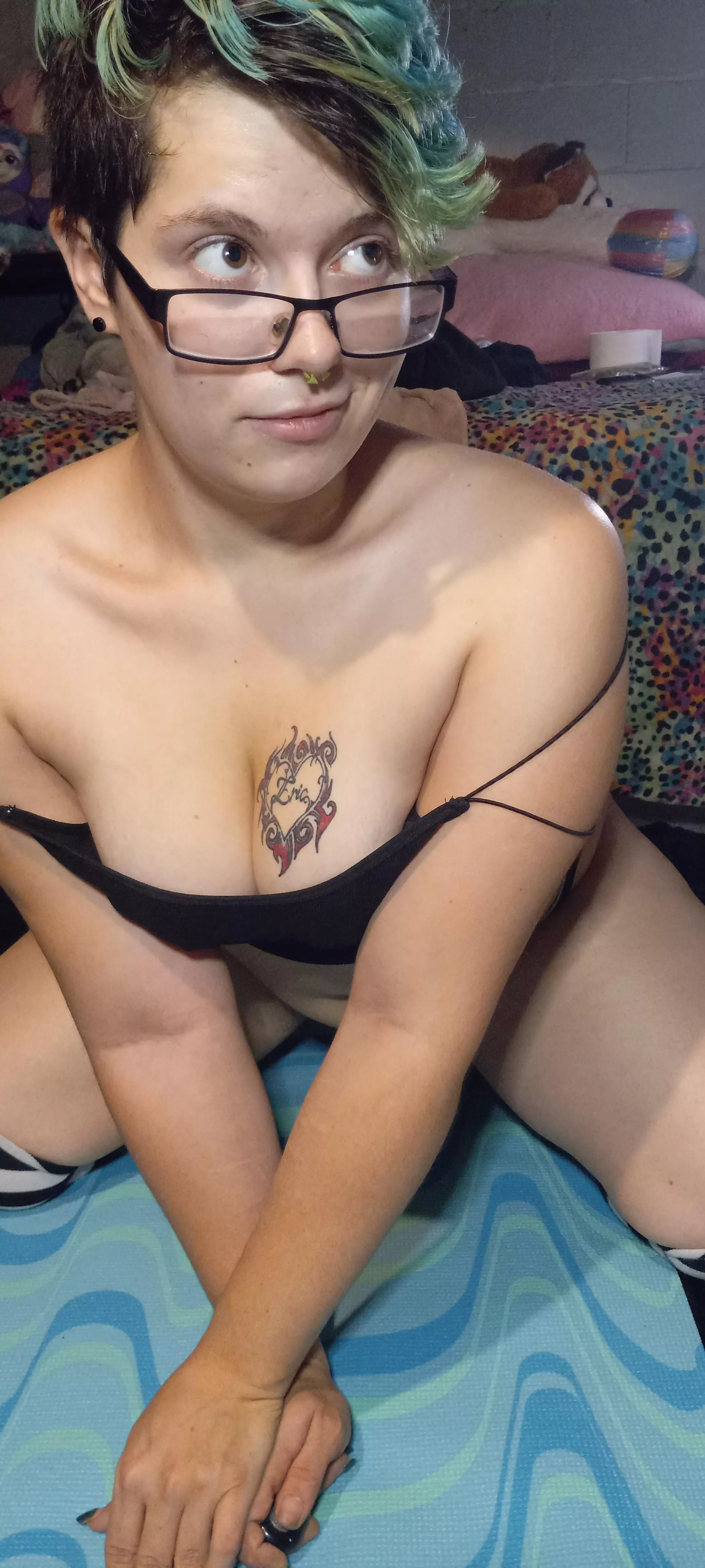 definitely what a yoga mat is for 😅