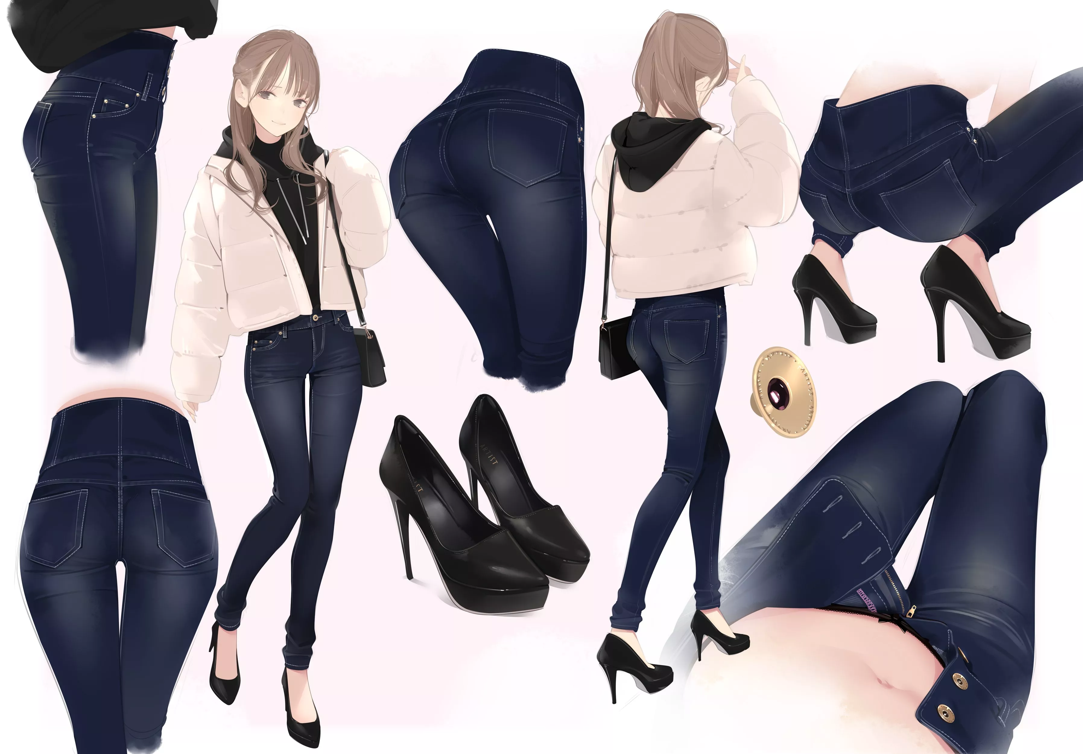 Denim & Heels (Ama Mitsuki) [Original]