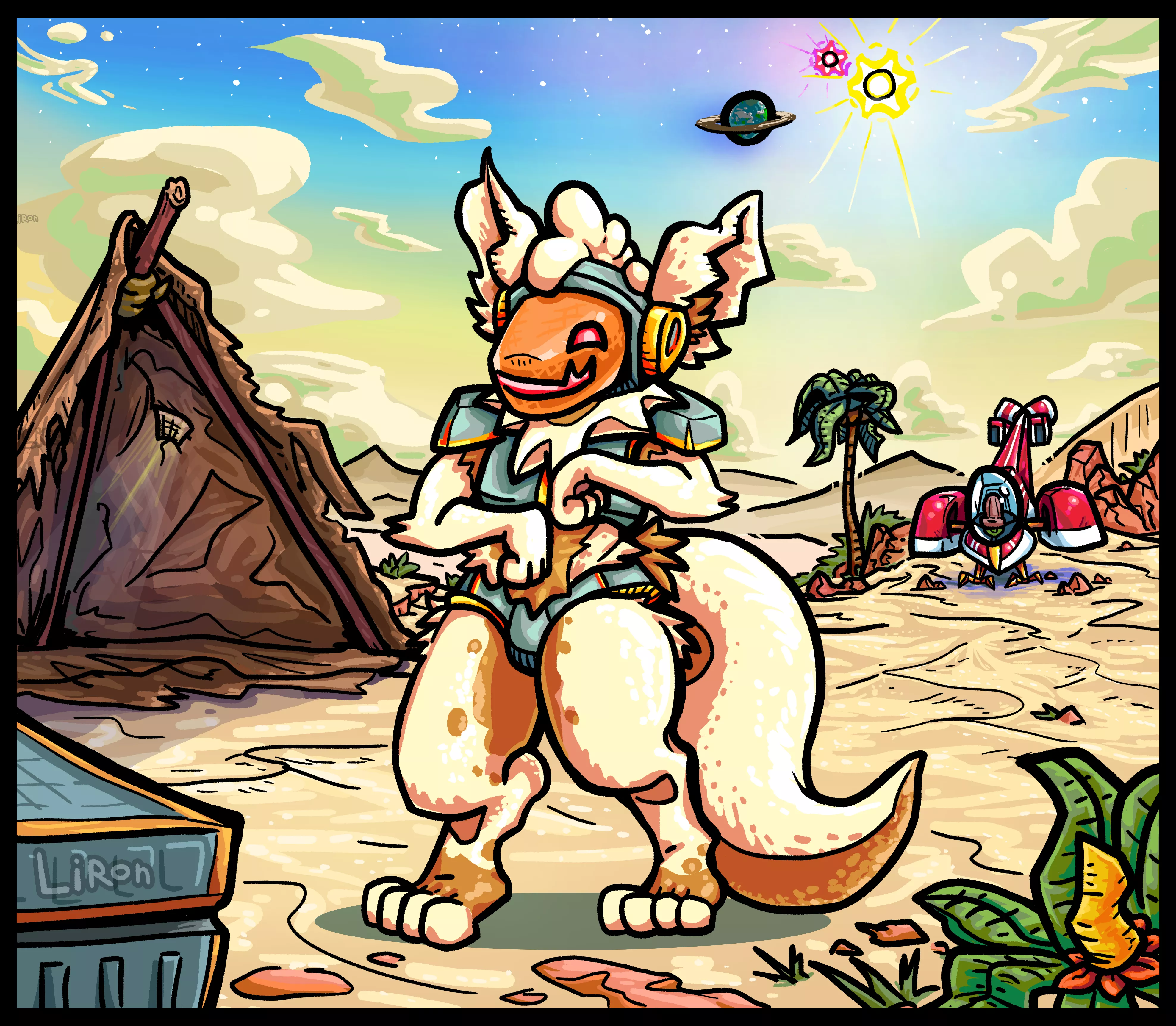 Desert Protogen - @Lironhero on twitter
