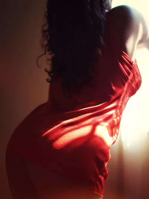 Desi boner material wrapped in red satin 😘