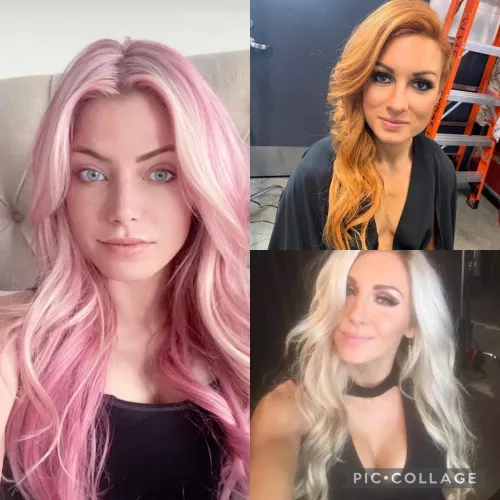Desperate to be dominated by Alexa Bliss, Becky Lynch and Charlotte Flair! RP’s, JOI’s and just chatting all welcome!