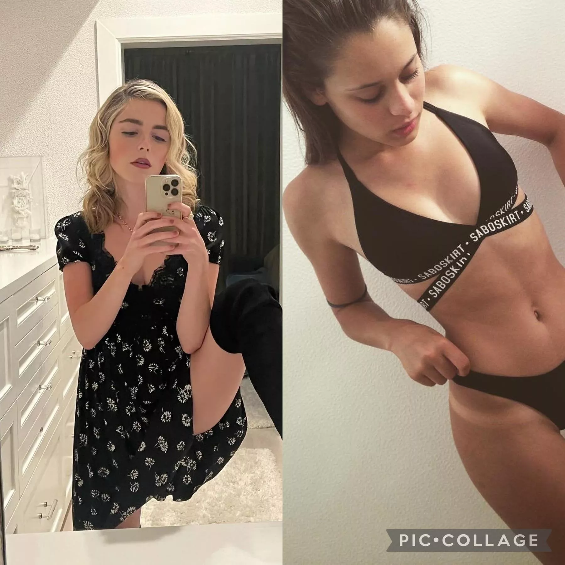 Desperate to be dominated by Kiernan Shipka or Daniela Melchior!