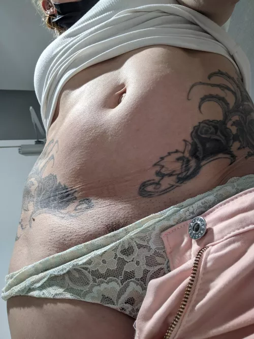 Despite my tummy-curve after babies...... Would you still trace your tongue everywhere I demanded?
