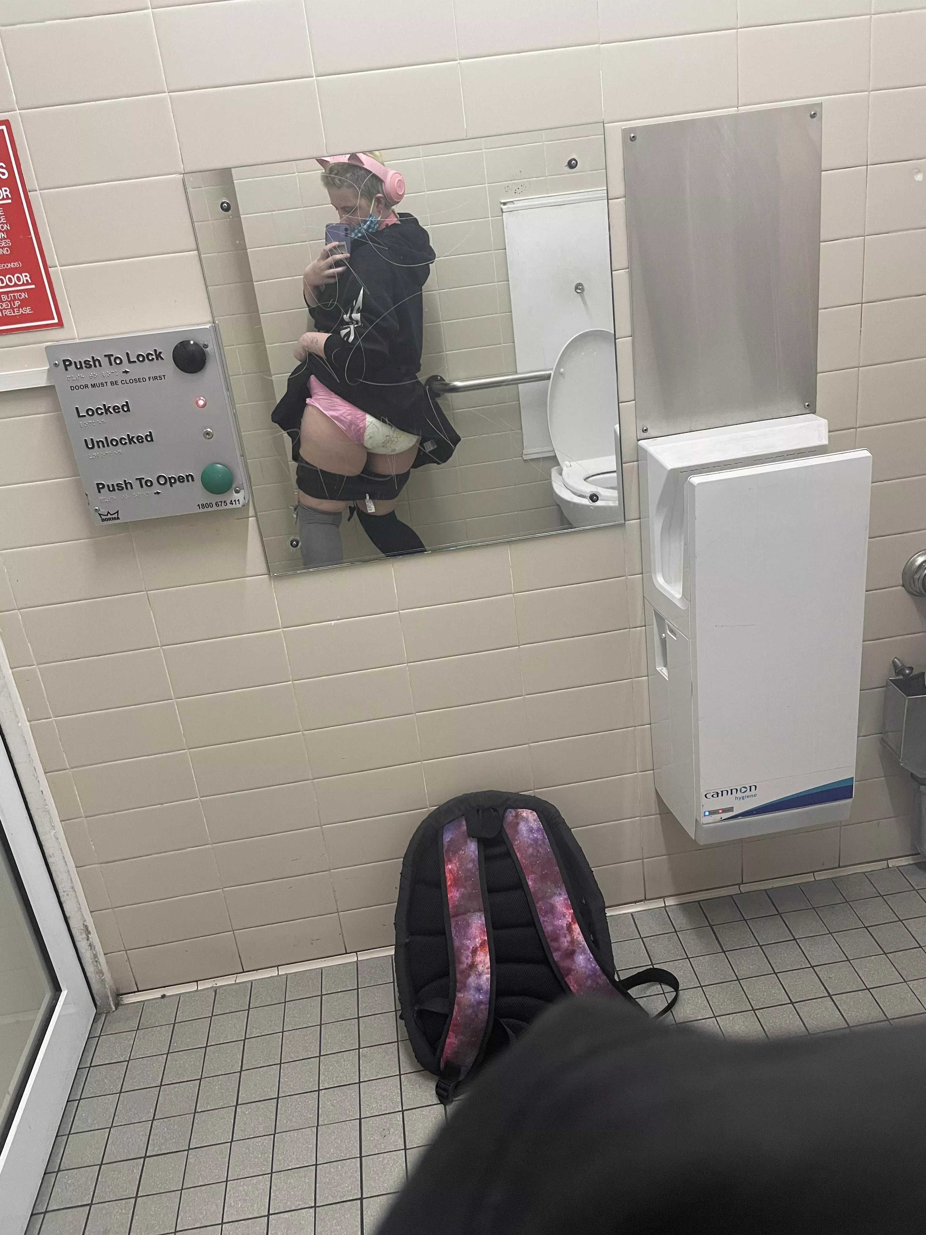 Diapered adventure 🥺