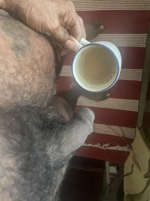 Dick and coffee