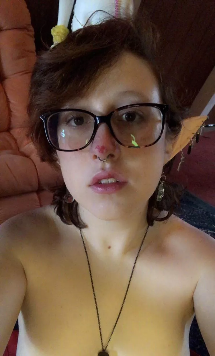 Did a little heart on my nose but it didn’t show up too well lol