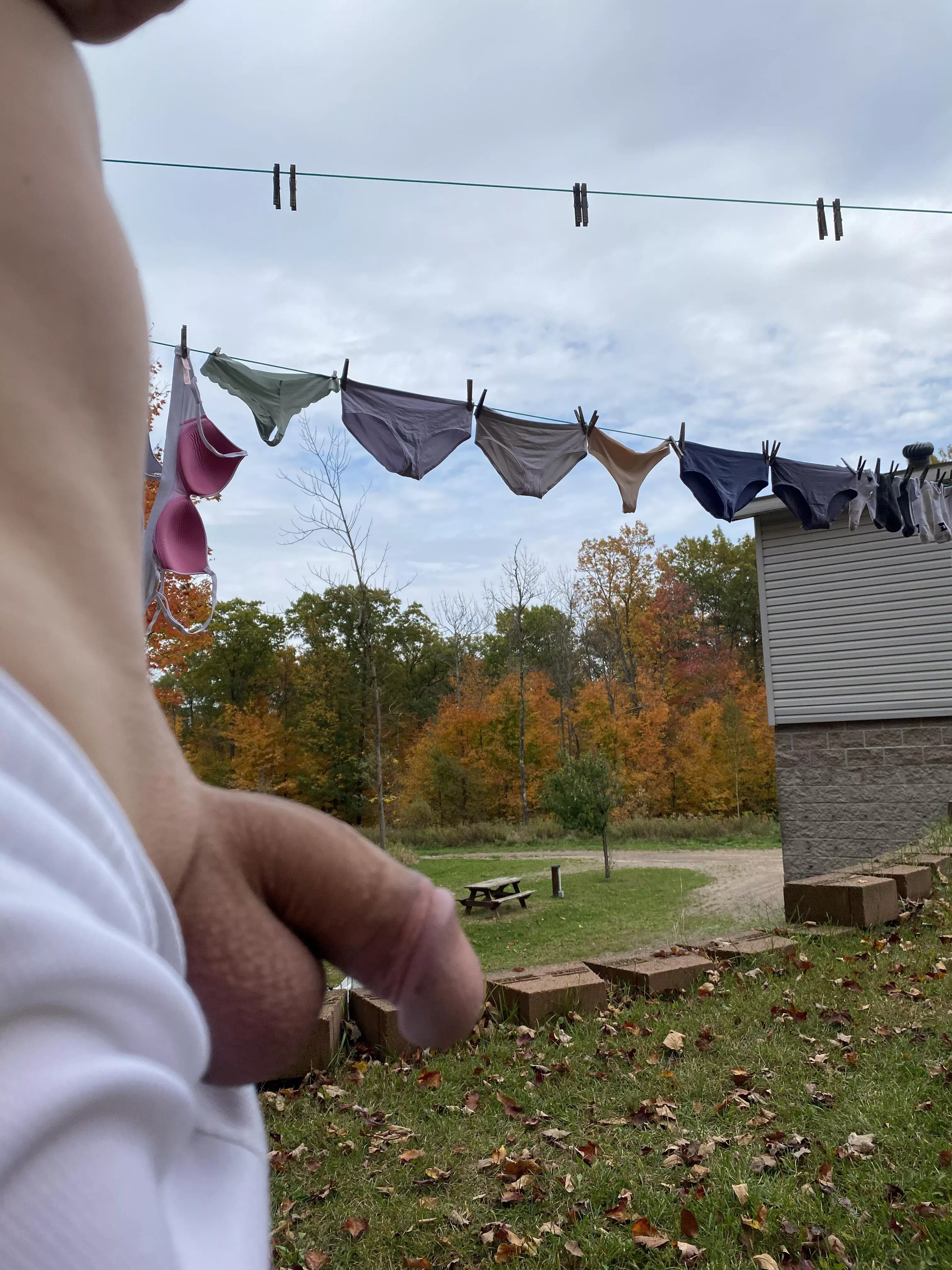 Did I hang (m)y wife’s laundry right? Did I hang (m)y wife’s laundry right?