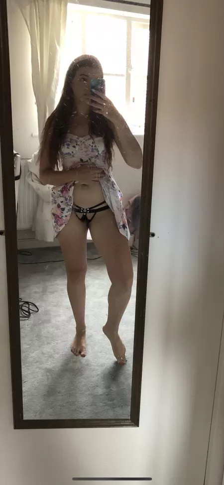 Did you expect these to be under this cute dress π