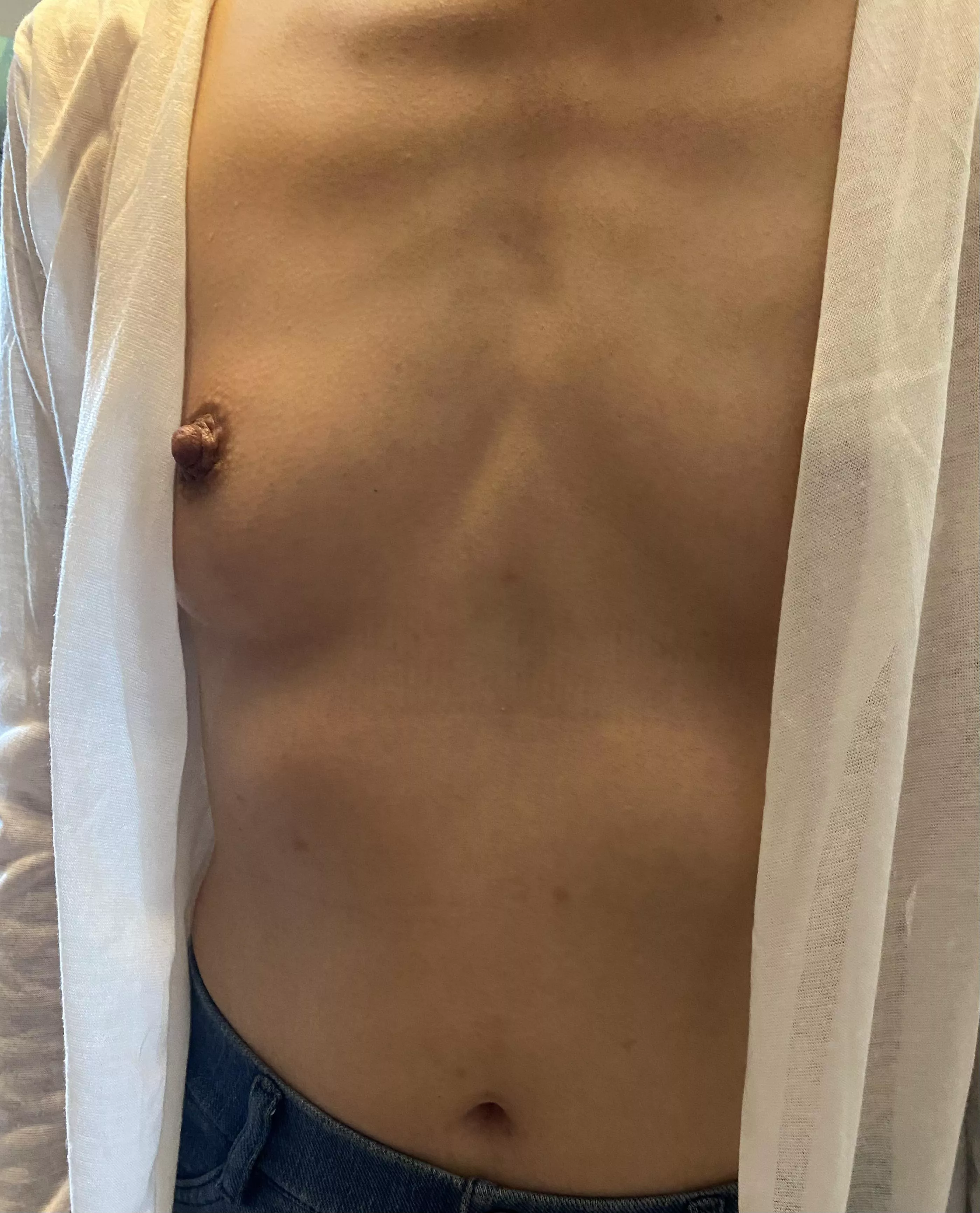 Did you notice my blouse keeps opening ?