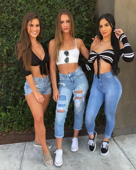 Different denim looks