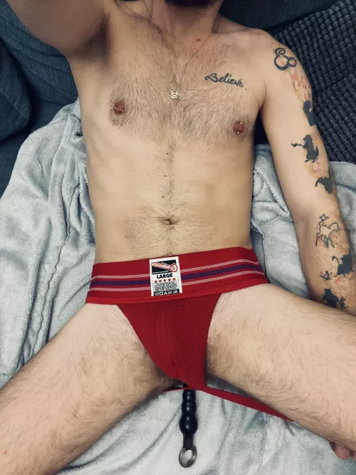 dildos n jocsktraps are the best combo for lonely evening