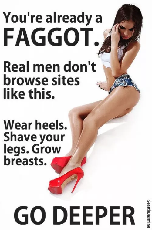 [disclaimer] typical everyday beta-male is less a man than many of us bold-ass perverted sissies. No sissy attitude deep enough to make us loose anything. ;)