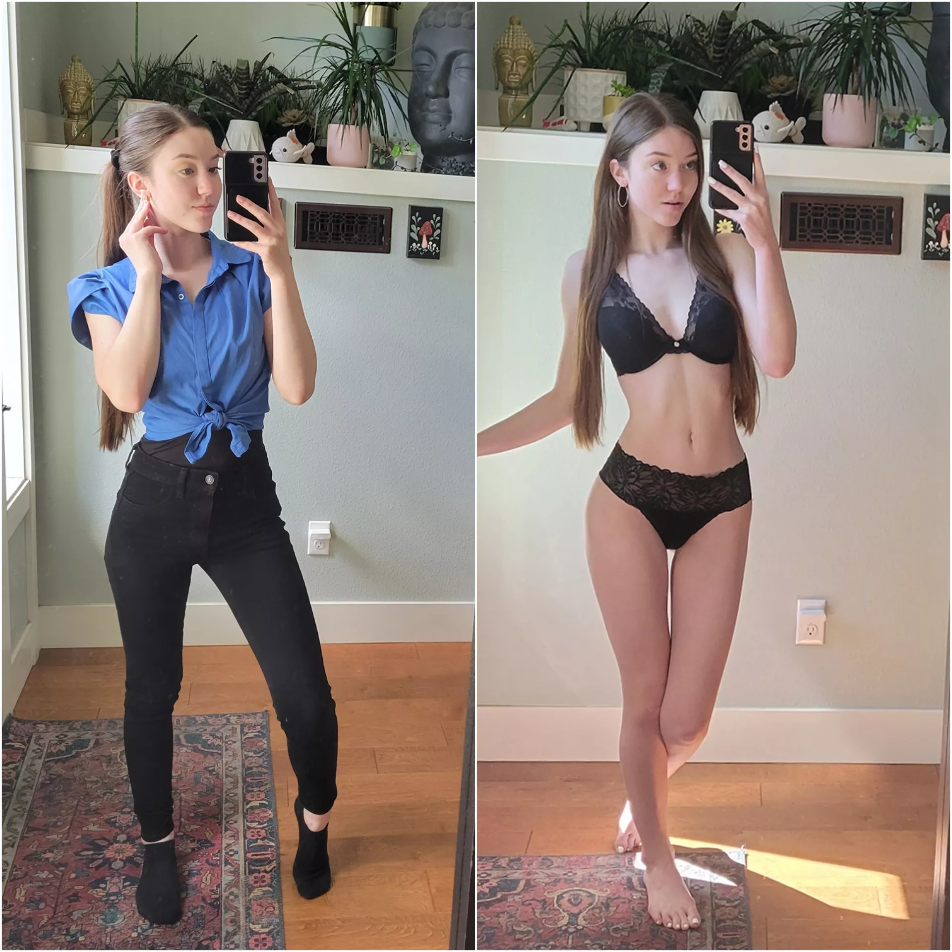 Do I look better dressed or undressed? Do I look better dressed or undressed?