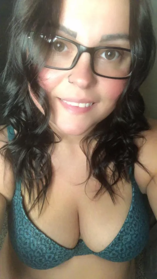 Do my glasses look good with my new bra 🤪