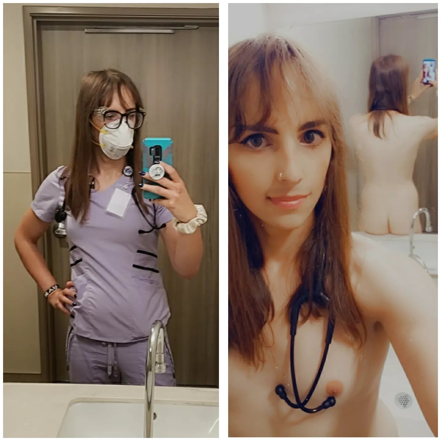 Do my scrubs look better on or off? Do my scrubs look better on or off?