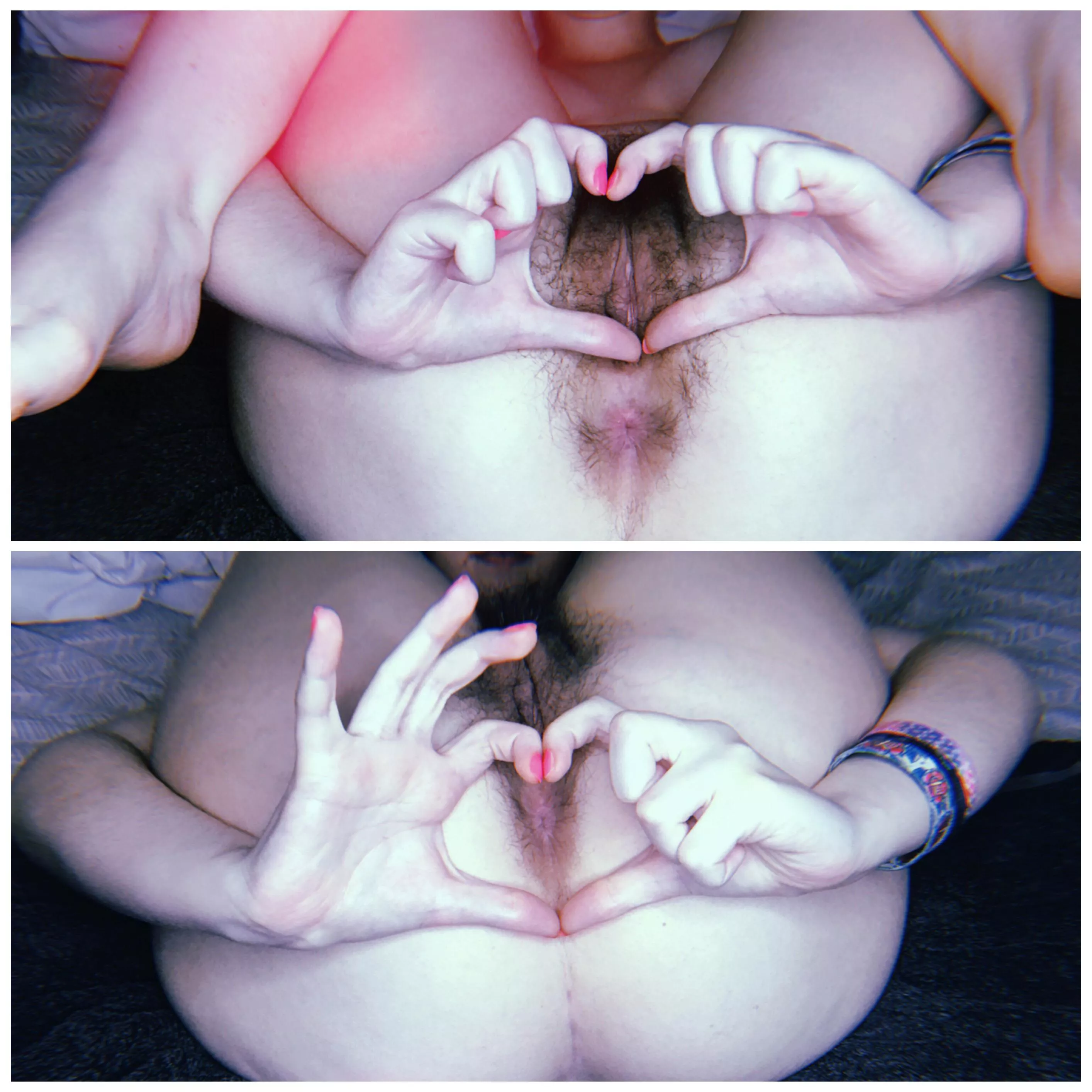 Do you <3 my pussy or do you <3 my butthole?