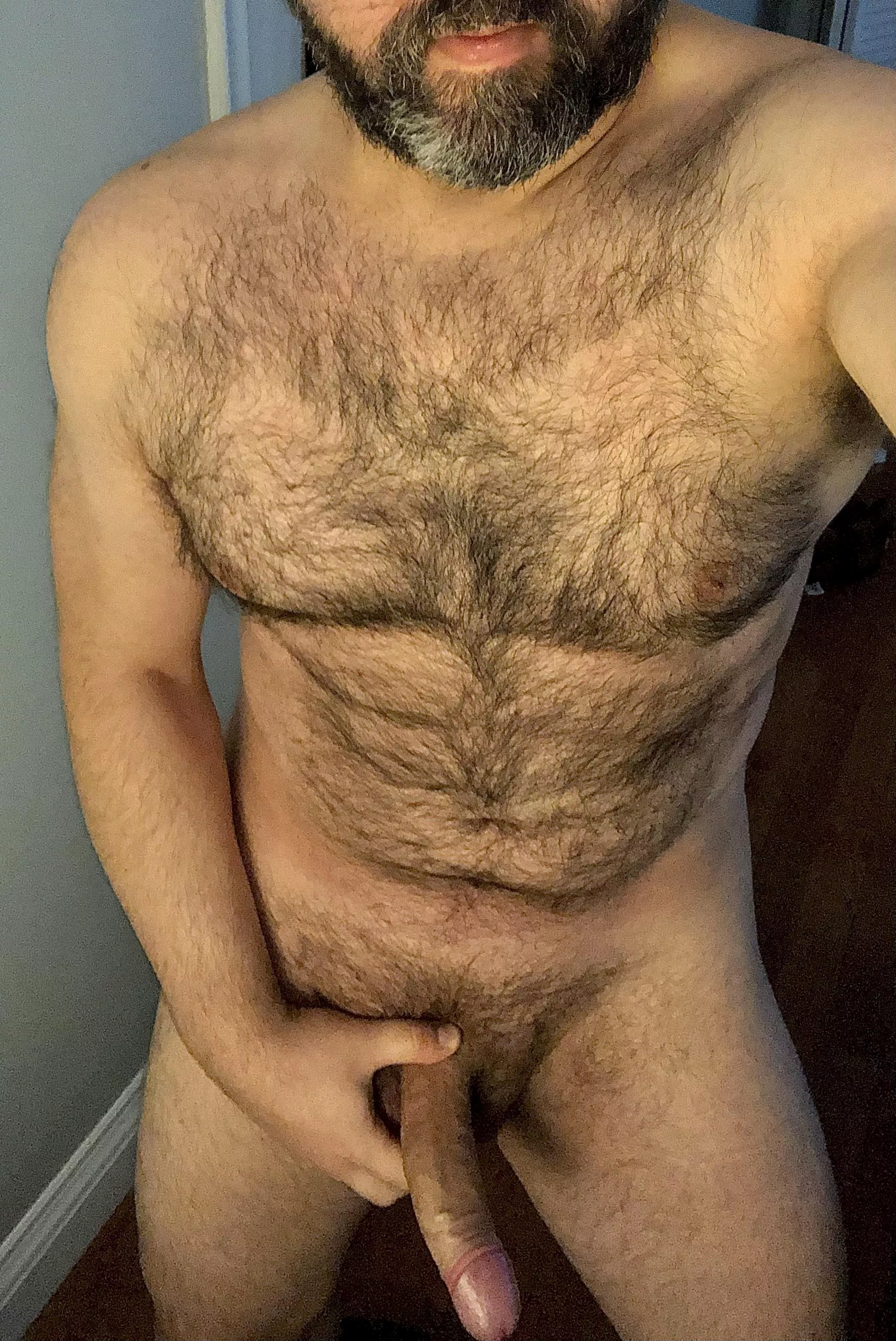 Do you have a desire to be fucked all day by something big and thick and has a touch of grey?