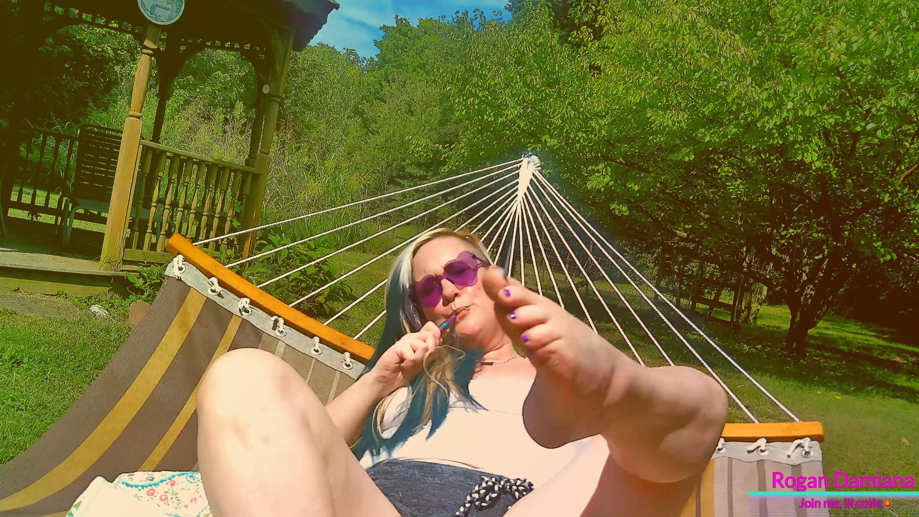 Do you know how hard it is to hold this pose in a hammock?