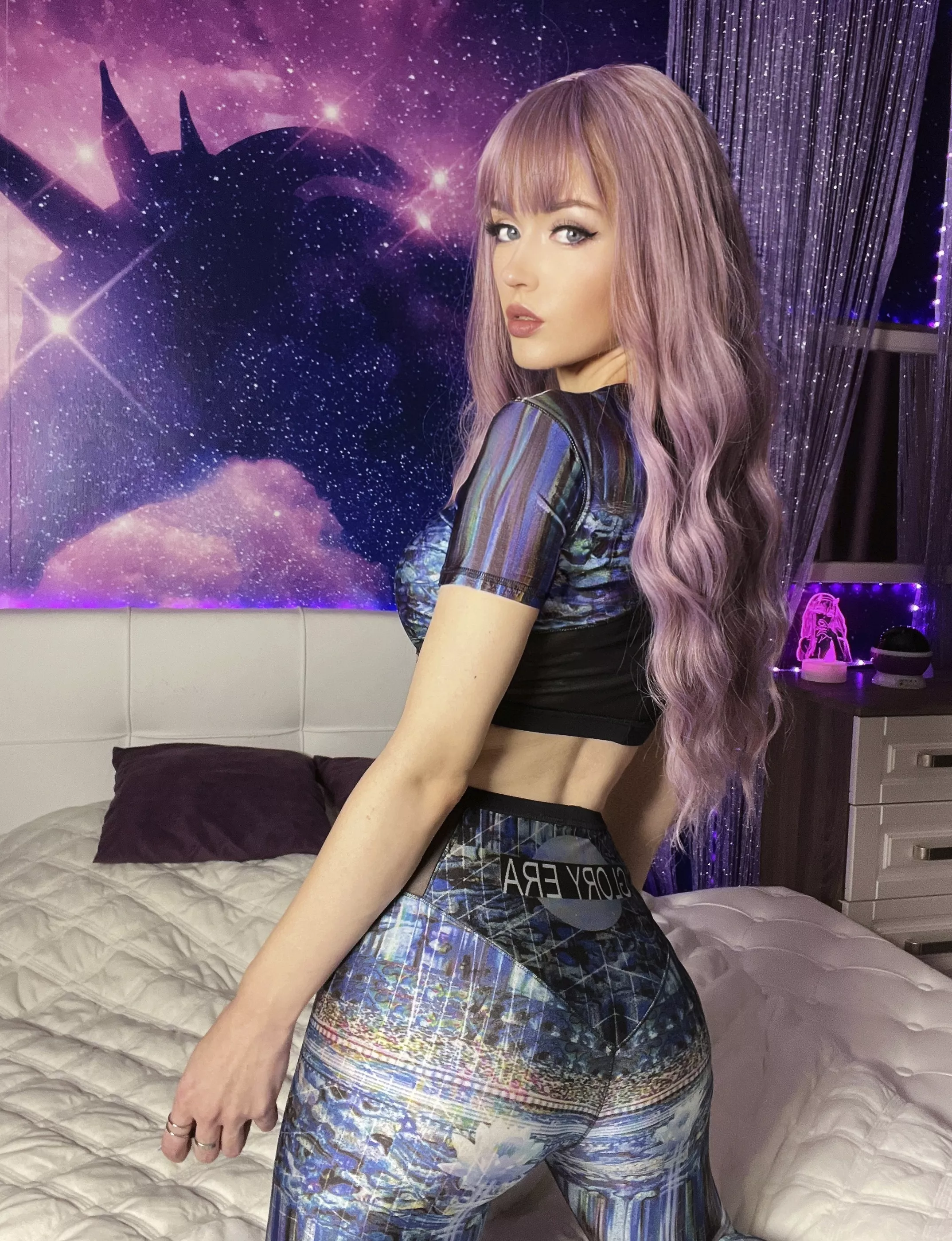 Do you like lotuses on my yoga costume?