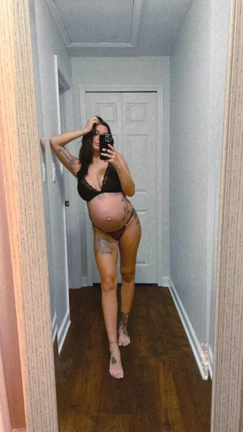 Do you like my 27 week belly?