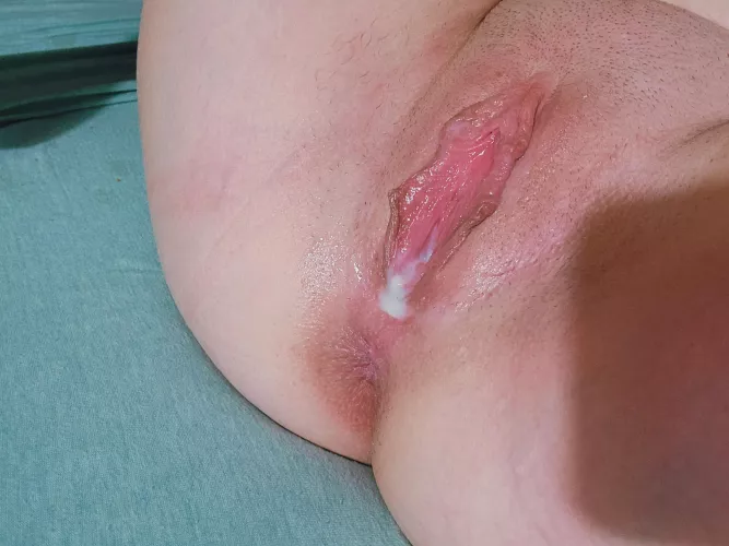 Do you like my creamy pink pussy