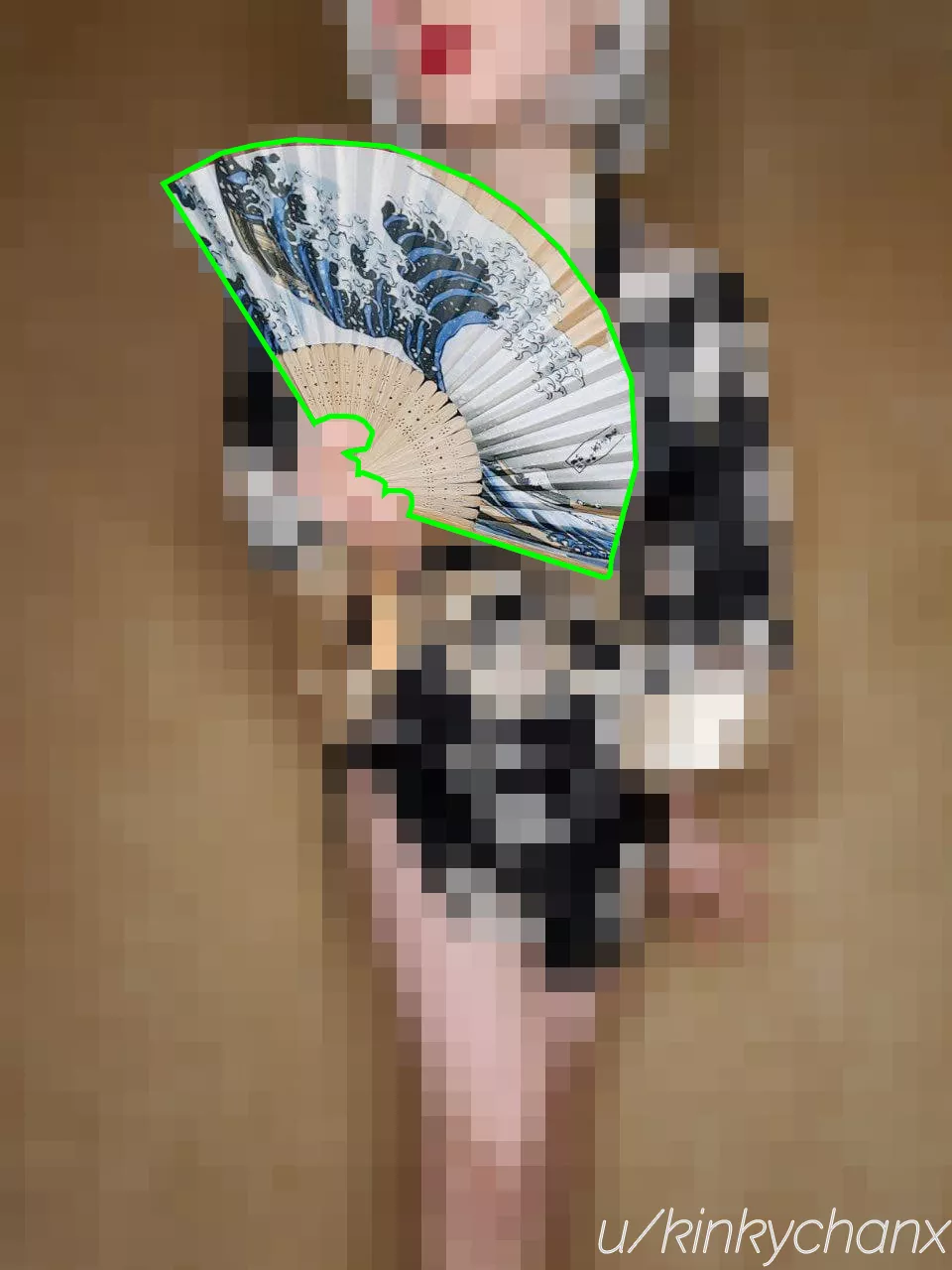 Do you like my hand fan, beta? It would be better if you do, 'cause it's the only thing that I left uncensored for you today. Do you like my hand fan, beta? It would be better if you do, 'cause it's the only thing that I left uncensored for you today.