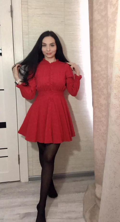 Do you like my outfit for the Valentine’s? :3