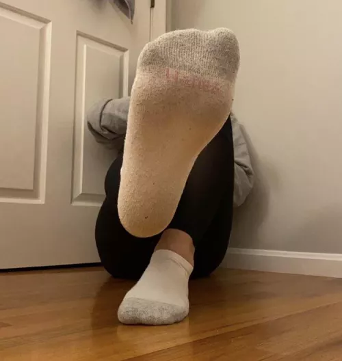 Do you like my white Hanes socks?π