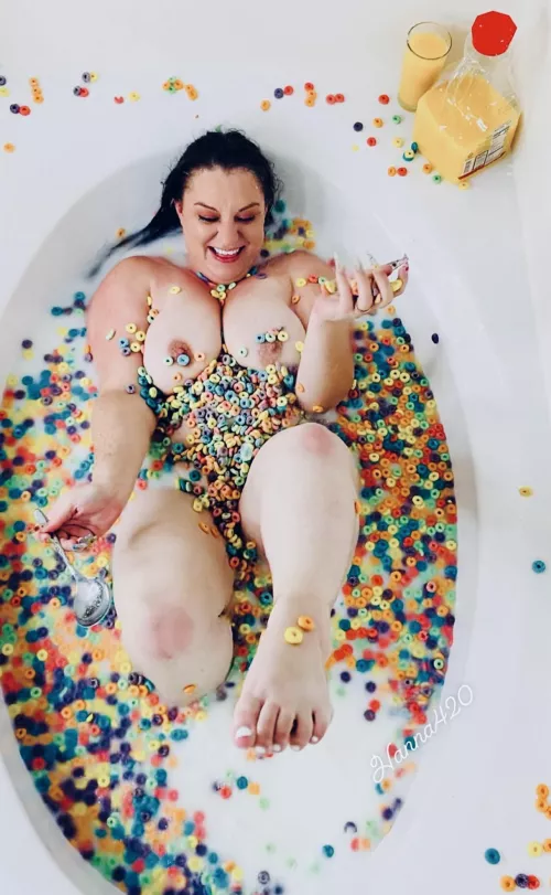 Do you pour your milk or cereal first? 😛 (37F, 46DD, 5’2, 204lbs)