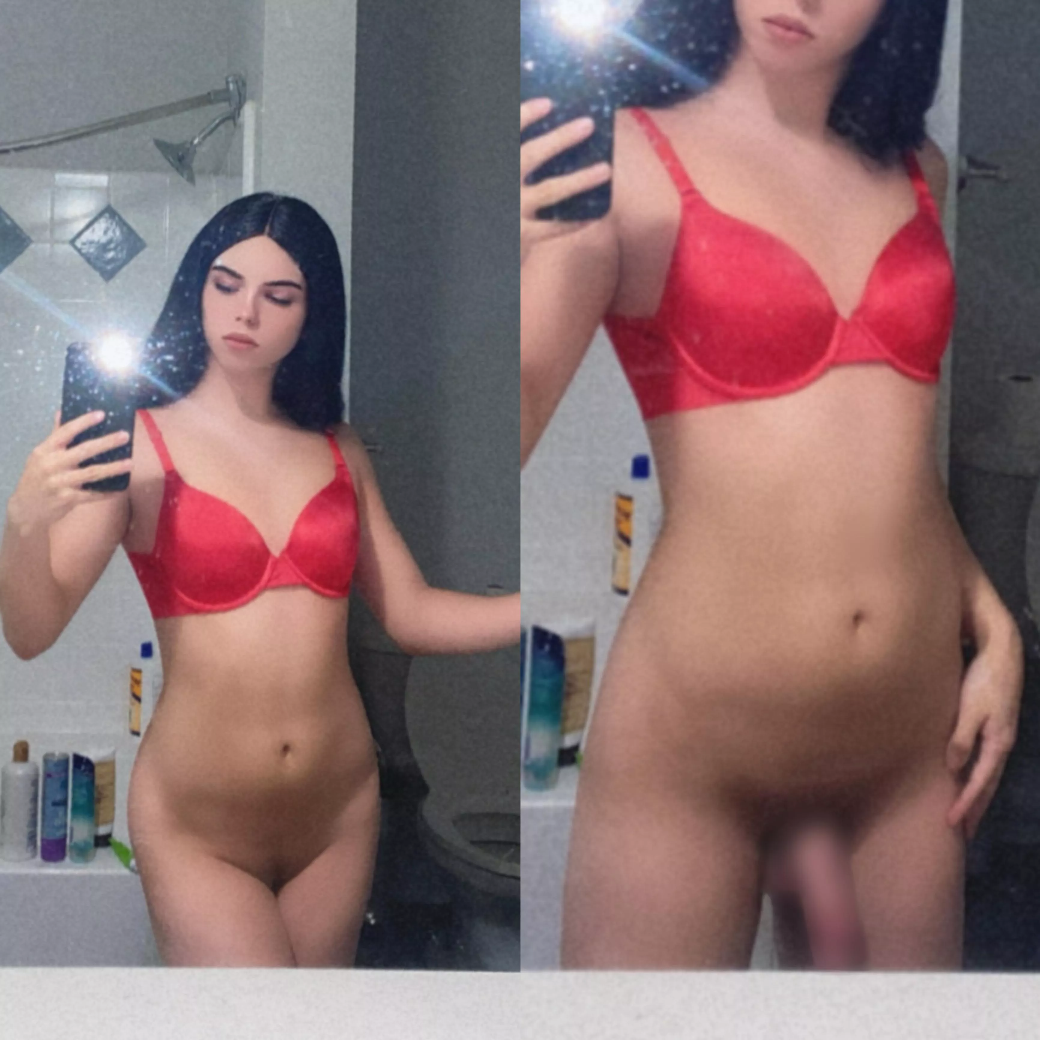 Do you prefer your girls with or without a cock? 🍆