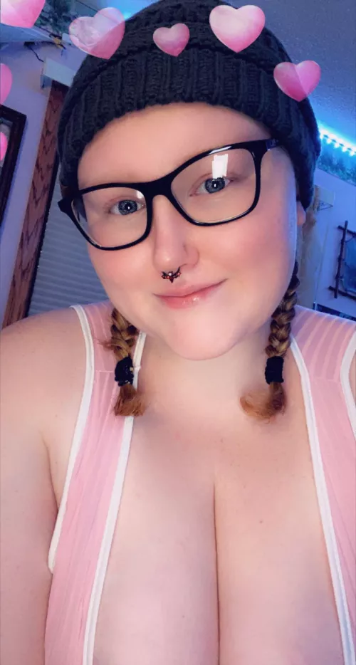 Do you think I look sweet and innocent or do my tits give it away??